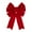 Red B, variant on Red Velvet Christmas Bow - Elegant Holiday Tree & Gift Decoration with Reusable Durable Velvet for Festive Home & Party Decor
