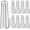 60pcs, variant on 60 count Stainless Steel Drapery Hook and Pin for Pleated Drapes 4 Prongs Pinch Pleat Clips Traverse Pleater 4 End Curtain Hangers for Window Door Bathroom Curtain