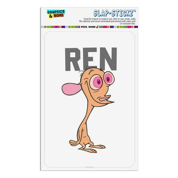 Ren and Stimpy Show Collegiate Ren Home Business Office Sign