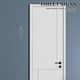 thumbnail image 2 of 1 juego de letreros de baño con letrero de baño acrílico y letrero de baño moderno, letreros para puerta de baño y letrero decorativo para inodoro para negocios, 2 of 6