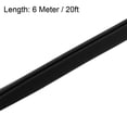 thumbnail image 3 of Bisel de borde Uxcell U Sello Negro PVC se adapta a 20 pies, 3 of 5