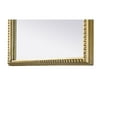 thumbnail image 3 of Elegant Decor Naomi Vintage Resin Mirror 24x36 in Antique Brass, 3 of 7