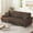 Coffee, variant on 87" Sofa Couch, Comfy Extra Deep Seat 3 Seater Couch for Living Room with Soft Upholstered Round Arms,Free 2 Pillows,Grey