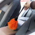 thumbnail image 4 of Turkey Feather Dusters for Cleaning Home Blinds Kitchen car Office, Eco-Friendly Reusable （2 pcs Orange）, 4 of 5
