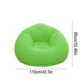 thumbnail image 3 of Inflatable Lazy Football Sofa Chair | Velvety PVC Material | Portable Bean Bag Lounge with Entertainment Stool | Durable Indoor Outdoor Use | Easy Setup | Includes Pump, 3 of 8