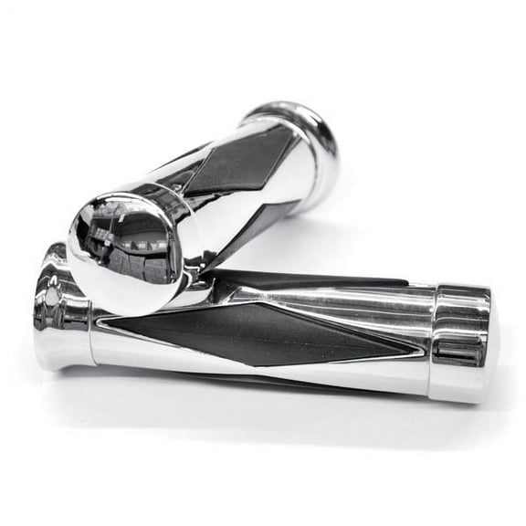 Krator Motorcycle Hand Grips 1 Inch Handlebar Bars Pair Compatible with Harley Davidson FLTR Road Glide Custom