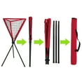 thumbnail image 7 of ZENY 7 x 7' Baseball Softball Practice Net with Strike Zone & Ball Caddy Stand Baseball Hitting Practice Set, 7 of 7