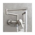 thumbnail image 1 of Copper Wall Type Hot And Cold Basin Kitchen Faucet Foldable Extension Faucet Universal Folding Rotary Balcony Sink Tap ,Easy Opearte, 1 of 6
