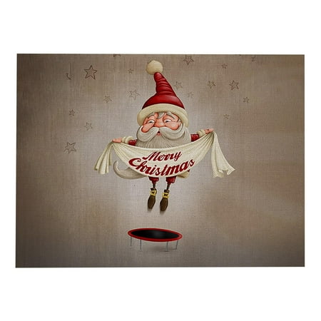

Jmntiy Christmas Placemat Family Table Atmosphere Arrangement Supplies Decorations Home Furnishing decoration