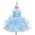 thumbnail image 2 of Girls Dresses Bridesmaid Princess Floral Gown Pageant Birthday Party Wedding Girls Clothes, 2 of 2