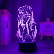 JUWYT Anime 3D Lamp Junji Ito Collection Tomie for Bedroom Decor Nightlight Birthday Gift Manga Junji Ito Collection Led Night Light F1116-108