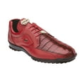 thumbnail image 3 of Men's Vasco Belvedere Hornback Crocodile Soft Calf Sneaker Shoes Red 336122, 3 of 3