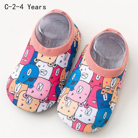 

Indoor Surf Beach Water Sports Slippers Barefoot Shoes First Walkers Kids Sneakers 2-4 YEARS C