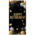 thumbnail image 4 of LUUFILx Happy Retirement Banner Balloons Celebration Backdrop Colorful Pennants Photography Props Decoration Party Supplies Wall Poster Background, 4 of 9