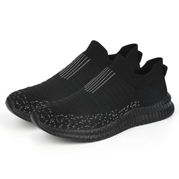Zapatos para correr Zapatillas de deporte informales para hombre, calcetín transpirable a la moda, zapatos para correr, malla para primavera/verano