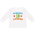 thumbnail image 3 of Inktastic Grandpa Is Awesome Boys or Girls Long Sleeve Toddler T-Shirt, 3 of 5