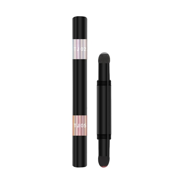 WIFKLSIIPG Double Headed Nail Powder for Nails Air Cushion Nail Powder Pen Nails Powder with Mirror Effect Manicure Cushion Magic Pen Gold and Silver Colored Sponge