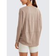 thumbnail image 2 of Remera CRZ YOGA de Algodón Pima Manga Larga Cuello Bote Talle Grande, 2 of 7