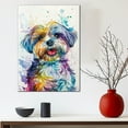 thumbnail image 5 of Bolognese Dog Canvas Wall Art Prints,Watercolor Dog Art Canvas Painting Poster,Pet Canvas Painting Puppy Artwork 8x12 inches, 5 of 6