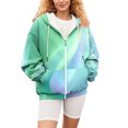 thumbnail image 6 of Bovemsi Sweatshirt for Women Zip Activewear Jacket Coat Printed Fall Outwear With Pockets Zip Up Hoodie, 6 of 7