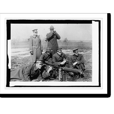Historic Print, Machine Gun School, 16" x 20"