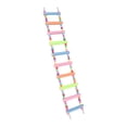 thumbnail image 1 of Escalera de pájaros de madera, puente de escalada de loros, soporte de madera de instalación simple, juguete para masticar loros, soporte de percha nudos helados Fernando Escalera para pájaros, 1 of 8