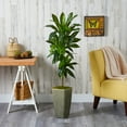 thumbnail image 3 of Nearly Natural 4.5ft Dracaena Artificial Plant Planter (Real Touch), 3 of 3