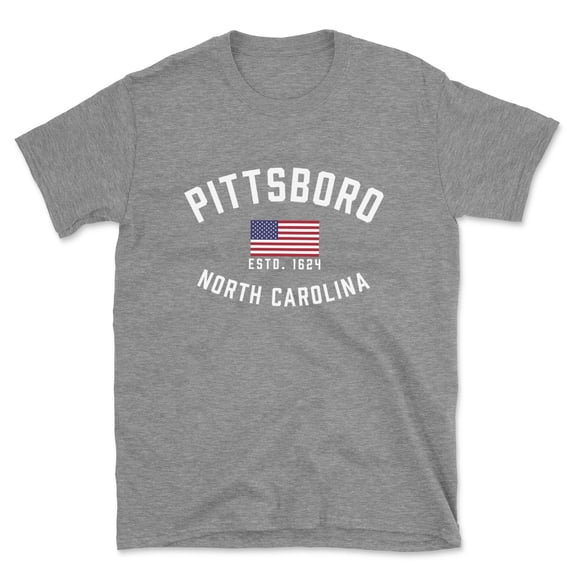 Pittsboro North Carolina Patriot Men's Cotton T-Shirt