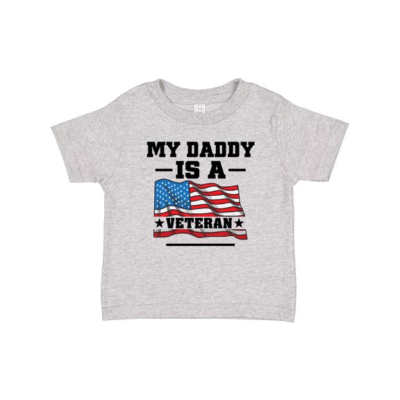 Inktastic My Daddy is a Veteran Boys or Girls Baby T-Shirt