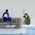 thumbnail image 2 of Escultura De Figura Humana De Pensador Abstracto Y Elegante Colección De Estatuas De Animales De Pavo Real Para Oficina, Bar, Boda, Dormitorio, Sala De Estar, Estantería, Decoración Del, 2 of 8