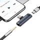 thumbnail image 1 of Tipo C Del Divisor USB Al Adaptador 2 Auricular Y Cargador 3 5 Mm en 1 100W, 1 of 9