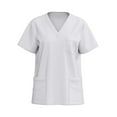 thumbnail image 6 of Garbnen Scrubs for Women Set Medical Uniform Stretch V-Neck Scrubs Tops for Women & Jogger Pants Nurse Uniforms with Pockets, 6 of 8
