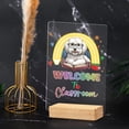 thumbnail image 4 of Welcome to Havanese Classroom Teacher Dog Mom Acrylic Plaque Sign Ashwood Base Havanese Dog Lover Gifts Idea Home Desk Decor - 02015, 4 of 5