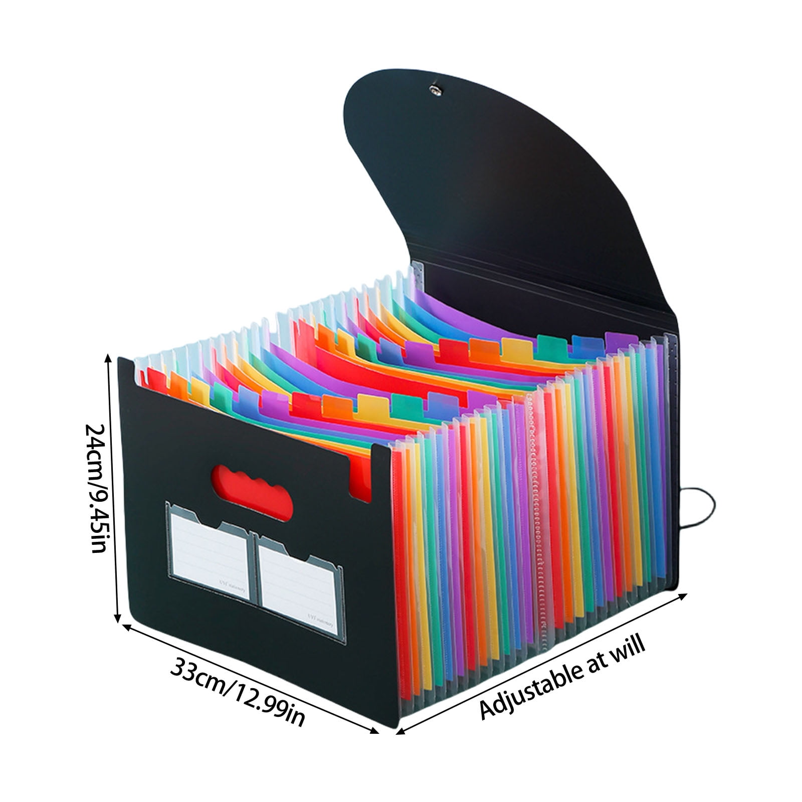 A 4 Accordions Bag 13/25 Pockets Document Folder File Folder Document Organizers Receipt Document Holders for Office