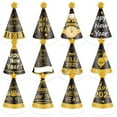 thumbnail image 1 of 12 piezas de sombreros de Feliz Año Nuevo 2025 Fotomatón de fiesta de Nochevieja Suministros de utilería, para fiestas de año nuevo o para tomar fotografías, 1 of 5