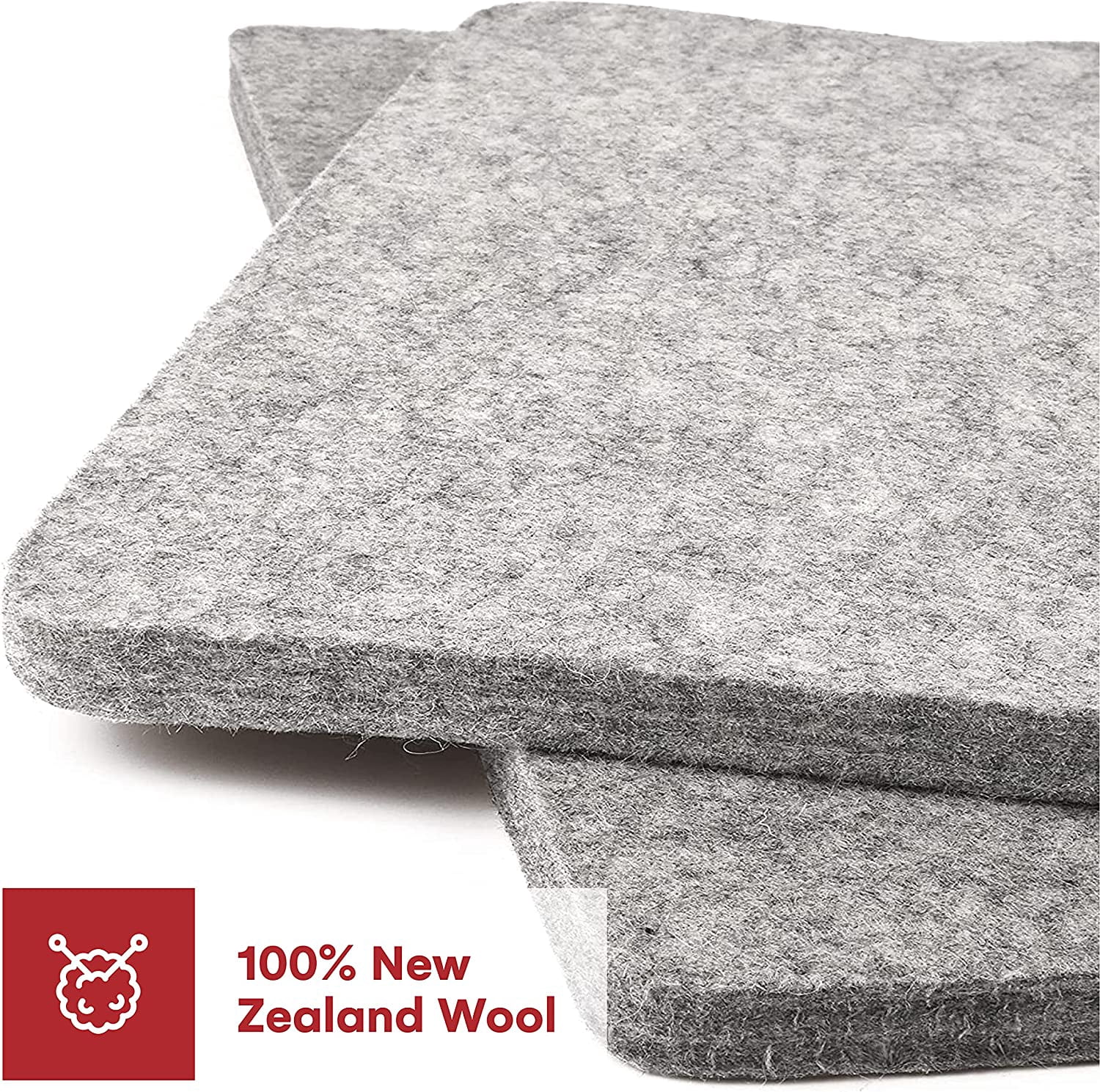 Precision Quilting Tools Wool Iron Mat, 17"x17", Portable