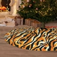 thumbnail image 5 of KLL 48" Christmas Tree Skirt Zebra Xmas Tree Skirts Mat for New Year Xmas Holiday Party Indoor Outdoor Home Decoration, 5 of 5