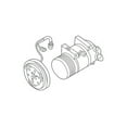 thumbnail image 4 of New Genuine Nissan Compressor - Cooler OE 926009BT0B, 4 of 10