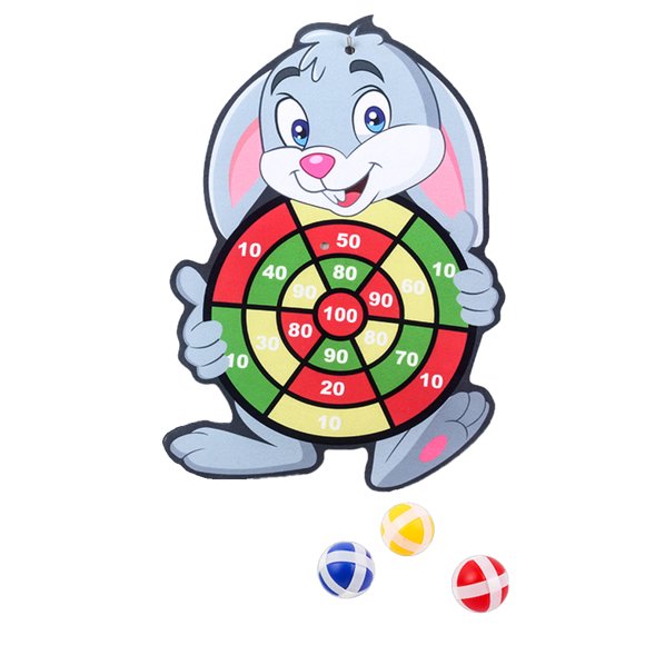 Amyove Kids Target Sticky Ball Dartboard Sports Game Toys Interactive Throwing Board Games Set For Outdoor Indoor Party
