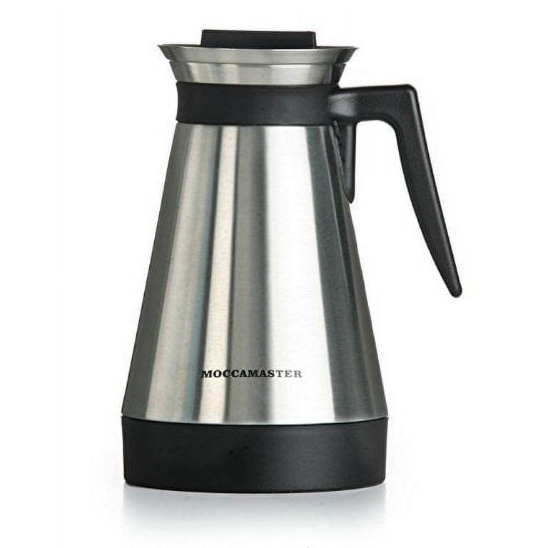 Moccamaster KBT 10-Cup Coffee Brewer with Thermal Carafe, Polished Silver