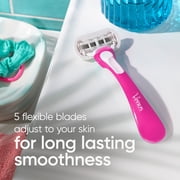 Gillette Venus Extra Smooth Green Disposable Womens Razors, 2 Count