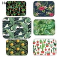 thumbnail image 2 of Hongbo Tropical Cactus a Pattern Anti-Slip Suede Carpet Door Mats Doormat Outdoor Kitchen Room Floor Mat Rug, 2 of 5