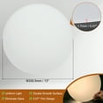 thumbnail image 2 of Uxcell 13" Diameter Lampshade Diffuser 0.07 Thick Round Diffuser for DIY Lighting Projects Translucent White, 2 of 7