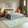 thumbnail image 4 of ZENELESS Washable Large Area Rugs for Living Room, 8x10 Non-slip Carpet for Dining Room,Modern Accent Rug for Bedroom, Apricot, 4 of 11