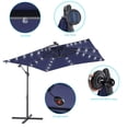 thumbnail image 4 of CHYVARY 8.2ft Navy Blue Offset Patio Umbrella Rectangular Shape, UV-resistant, 4 of 7