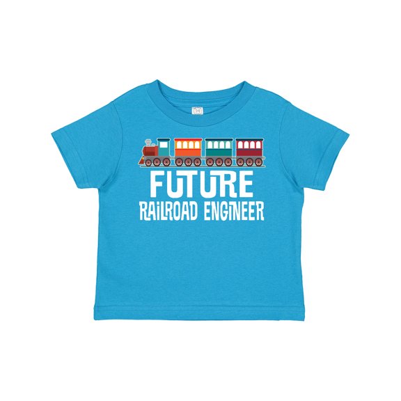 Inktastic Future Railroad Engineer Train Boys or Girls Toddler T-Shirt