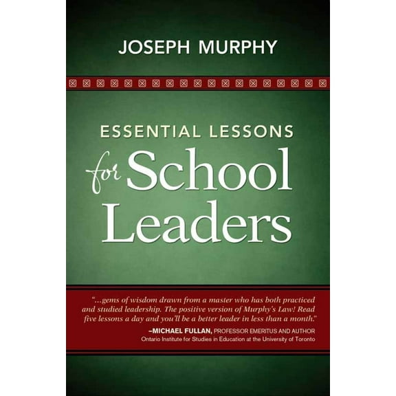 Essential Lessons for School Leaders, (Paperback)
