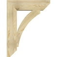 thumbnail image 3 of Ekena Millwork 6"W x 26"D x 34"H Thorton Slat Rough Sawn Bracket, Douglas Fir, 3 of 4