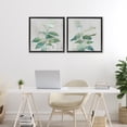thumbnail image 2 of Stupell Industries Rustic Minimal Blooms 2 Piece Black Framed Floater Canvas Set design by Alex Black, 18 x 18, 2 of 9