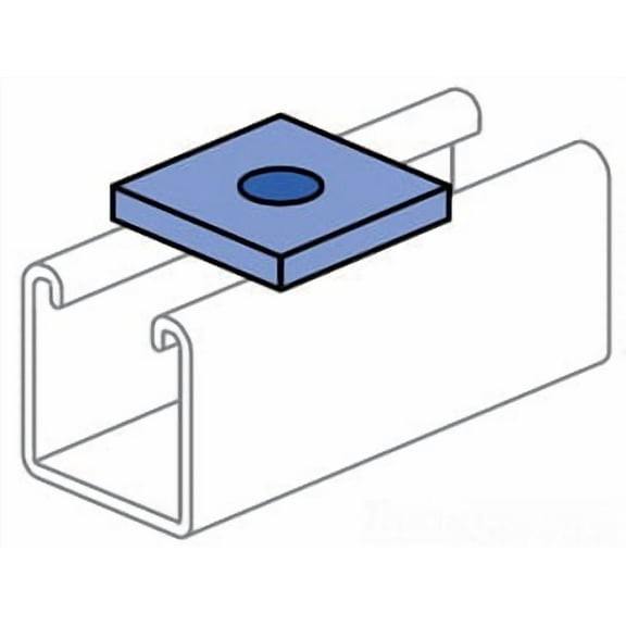 Unistrut P1064 EG, Channel Washer, Flat Plate Fitting, 1 PC